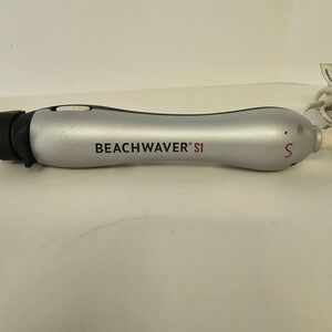 Beachwaver S1 Rotating Curling Iron Silver Black and Conair Rose Gold Wand